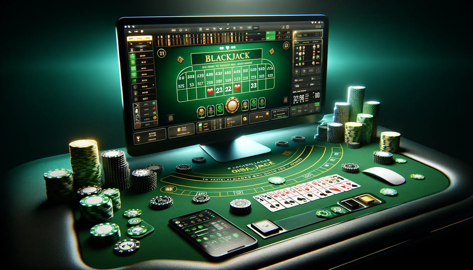 F1 blackjack game